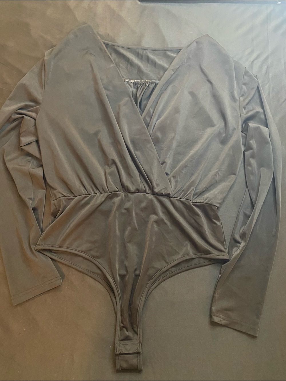 Women's Long Sleeve V-Neck Bodysuit